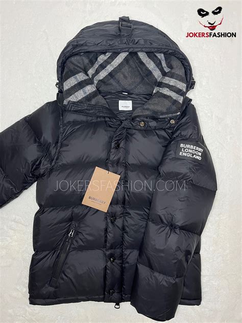 burberry burgandy puffer jacket|Burberry lockwell puffer jacket.